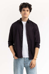 Black Button Down Shirt 224-117-036